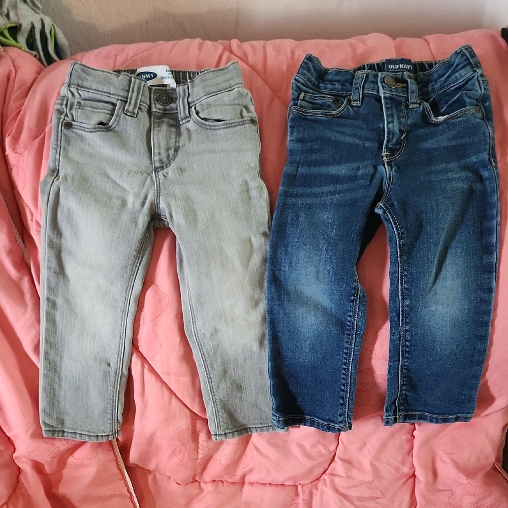 Old Navy Gray and Blue Jeans Collection